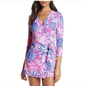 Lilly Pulitzer floral wrap skort